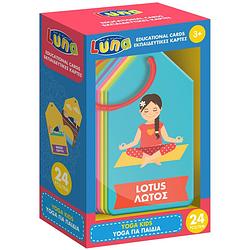 Foto van Luna educatieve kaarten yoga kids junior 6 x 11 x 18 cm