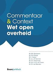 Foto van Commentaar & context wet open overheid - b.r. boerboom - ebook (9789051898378)