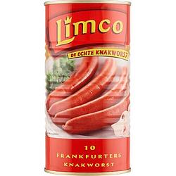 Foto van Limco frankfurters knakworst 10 stuks 550g bij jumbo