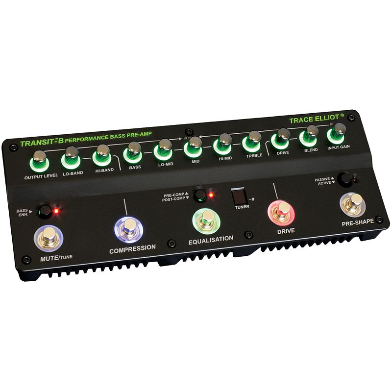 Foto van Trace elliot transit b preamp en multi-effect voor basgitaar