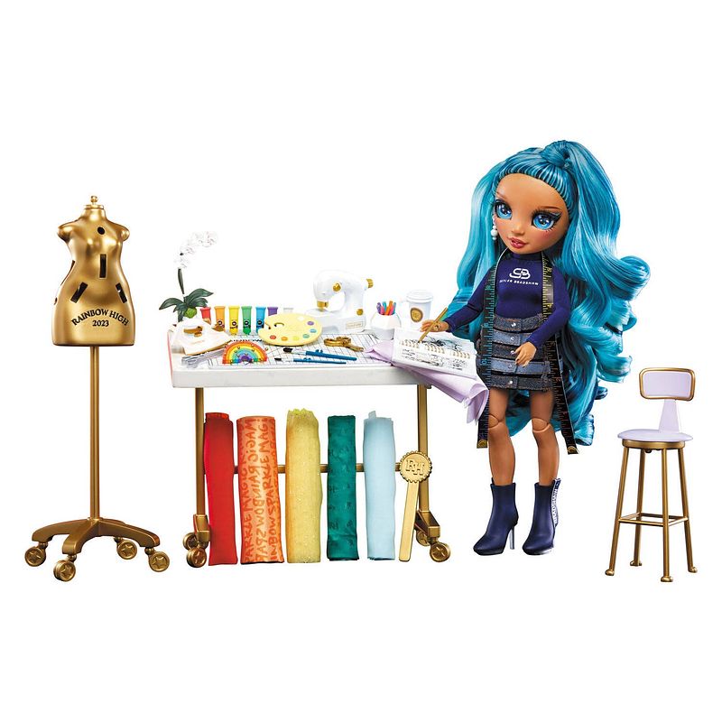 Foto van Rainbow high dream & design fashion studio playset with doll (5765875)