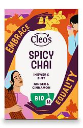Foto van Cleo'ss spicy chai ginger & cinnamon bio