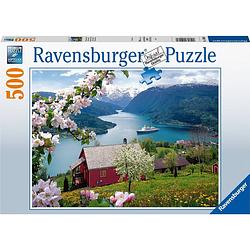 Foto van Ravensburger puzzel berglandschap 500pcs