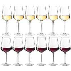 Foto van Leonardo wijnglazenset (rode wijnglazen + witte wijnglazen) puccini 12-delig