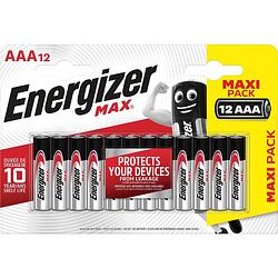 Foto van Energizer batterijen max aaa, blister van 12 stuks