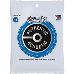 Foto van Martin strings ma150 authentic acoustic sp 80/20 bronze