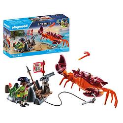 Foto van Playmobil pirates strijd tegen de gigantische krab 71532