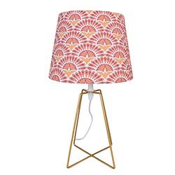 Foto van Haes deco - tafellamp - modern chic - bedrukte lamp, ø 20x35 cm - bureaulamp, sfeerlamp, nachtlampje