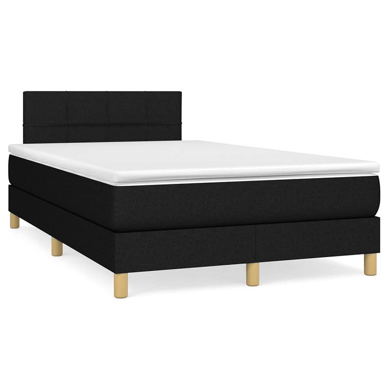 Foto van The living store boxspringbed - pocketvering 120 x 200 - zwart