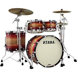 Foto van Tama me42tzs-lrwb starclassic maple ruby pacific walnut burst 4d. shellset