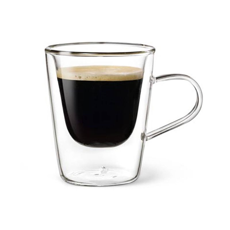 Foto van Luigi bormioli dubbelwandig espressoglas - 10 cl - 2 stuks