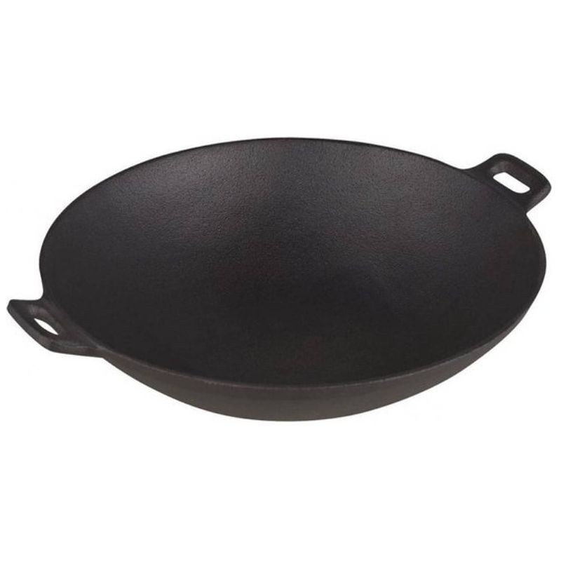 Foto van Top choice - gietijzeren wok pan - ø31 cm