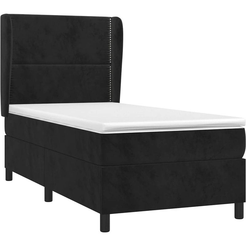 Foto van The living store bed pocketvering 90x200cm - zacht fluweel