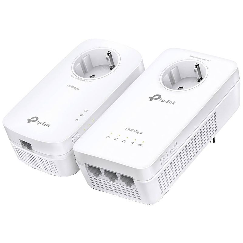 Foto van Tp-link tl-wpa1300p kit(de) powerline netwerkkit tl-wpa1300p kit(de) 1.3 gbit/s