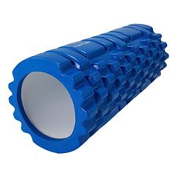 Foto van Tunturi foam grid roller - 33 cm - blauw