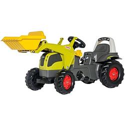 Foto van Rolly toys traptractor rollykid claas elios junior grijs/groen