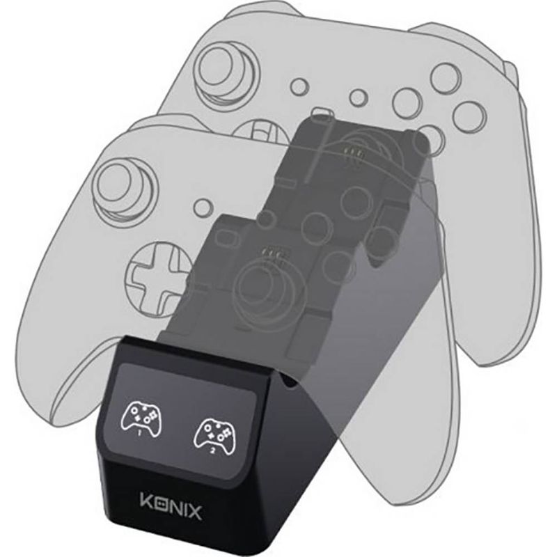 Foto van Konix dual charge base serie x laadstation controller xbox series x