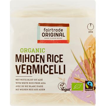 Foto van Fairtrade original organic mihoen rice vermicelli 225g bij jumbo
