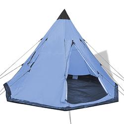 Foto van Vidaxl tent 4 personen blauw