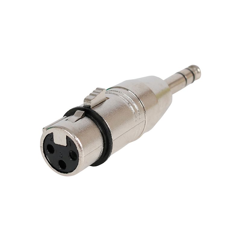 Foto van Devine ada132 xlr female - jack stereo male adapter