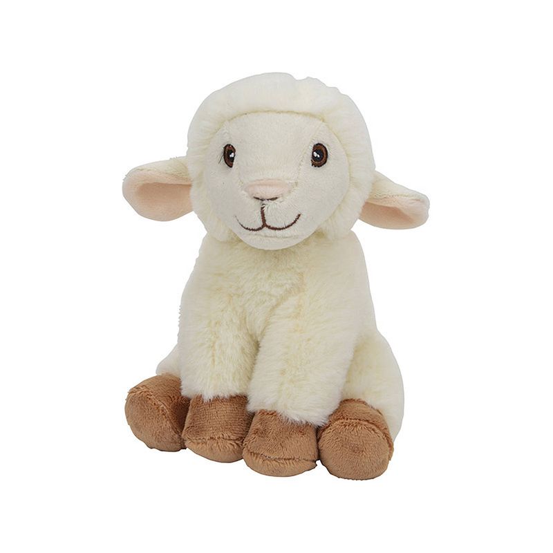 Foto van Pluche dieren knuffels schaap/lammetje van 17 cm - knuffel boederijdieren