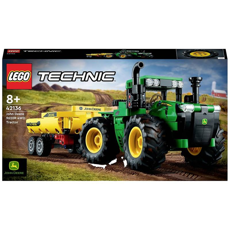 Foto van Lego® technic 42136 john deere 9620r 4wd tractor