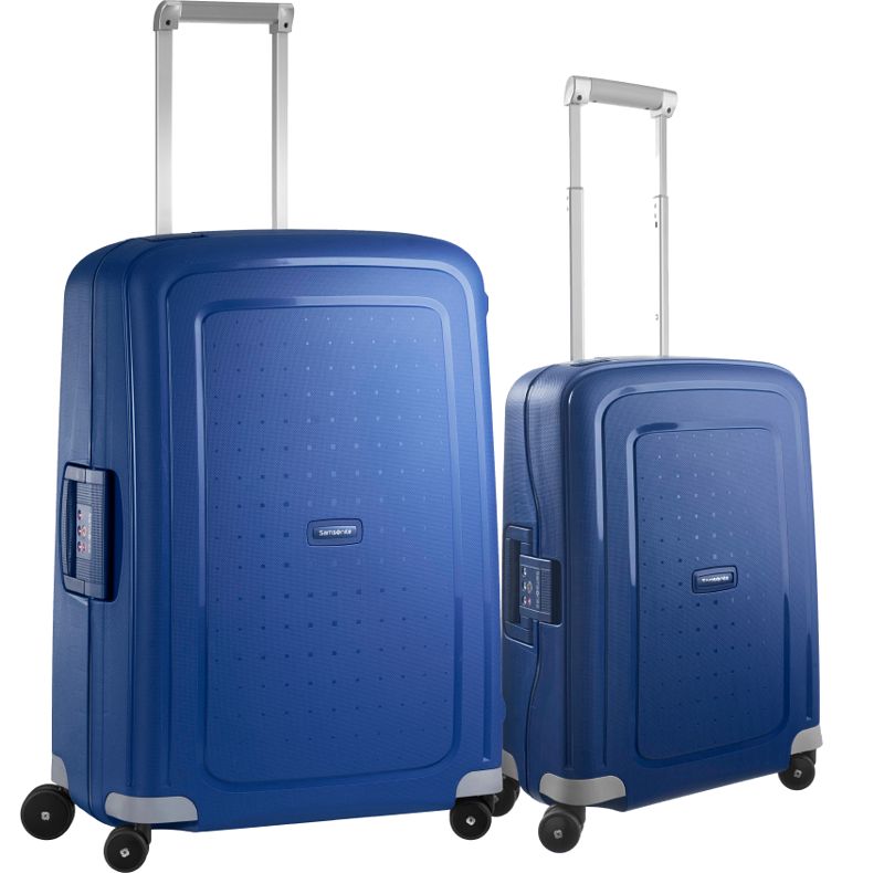 Foto van Samsonite s'cure spinner 69+55cm dark blue kofferset