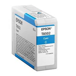 Foto van Epson inktpatroon cyaan t 850 80 ml t 8502