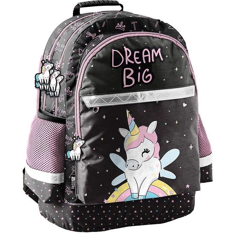 Foto van Unicorn rugzak, dream big - 42 x 29 x 17 cm - polyester