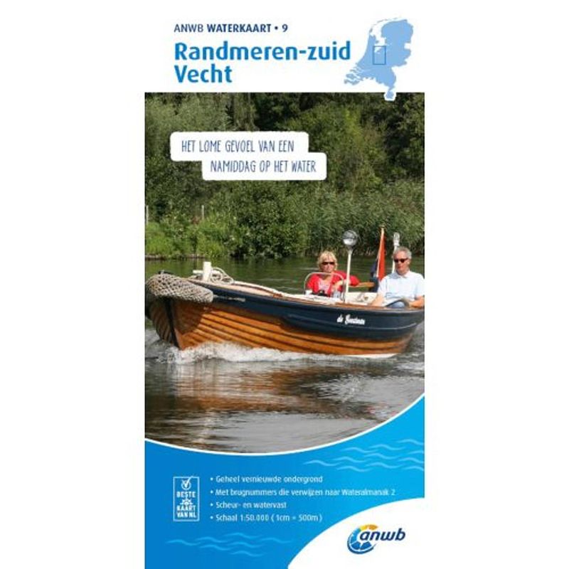 Foto van Randmeren-zuid / vecht - anwb waterkaart