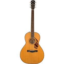 Foto van Fender ps-220e parlor natural elektrisch-akoestische westerngitaar met koffer