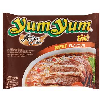 Foto van Yum yum instant noedels rundvleessmaak 60g bij jumbo