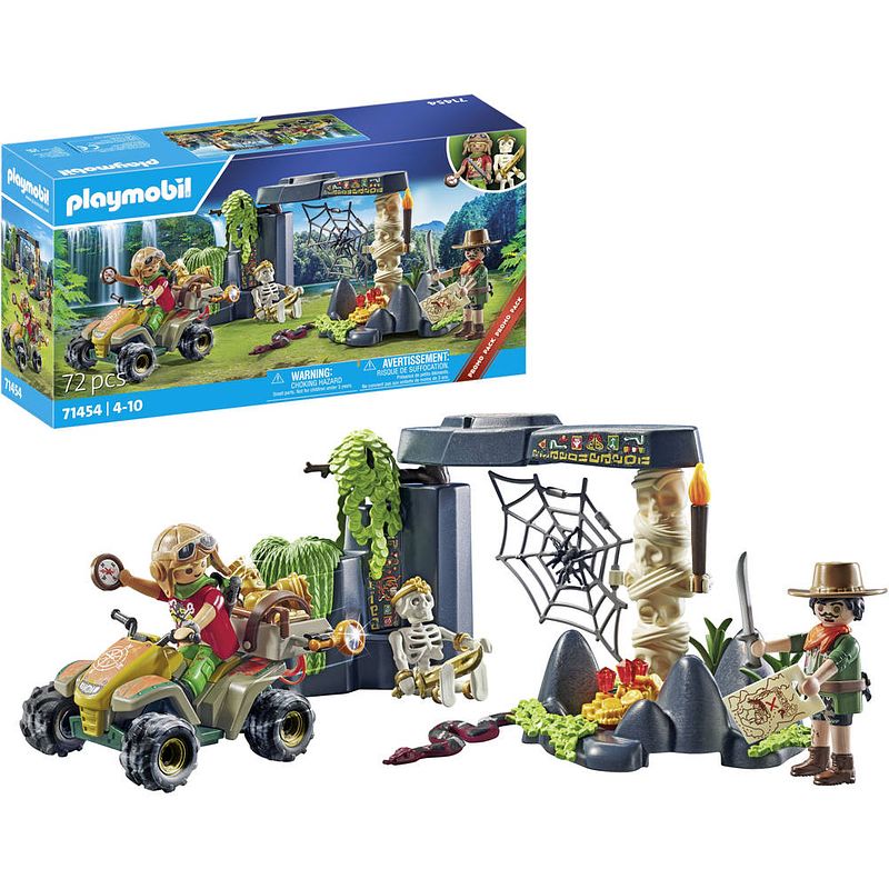 Foto van Playmobil wild life starter pack schatzoeken in de jungle 71454