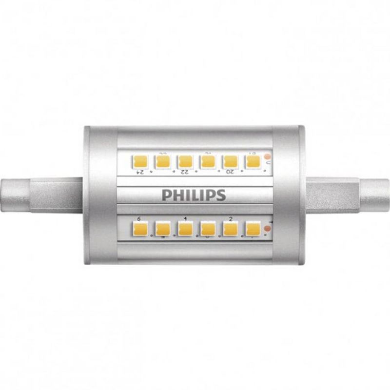 Foto van Philips lighting 929001339002 led-lamp energielabel e (a - g) r7s speciale vorm 7.5 w = 60 w warmwit (ø x l) 29 mm x 78 mm 1 stuk(s)