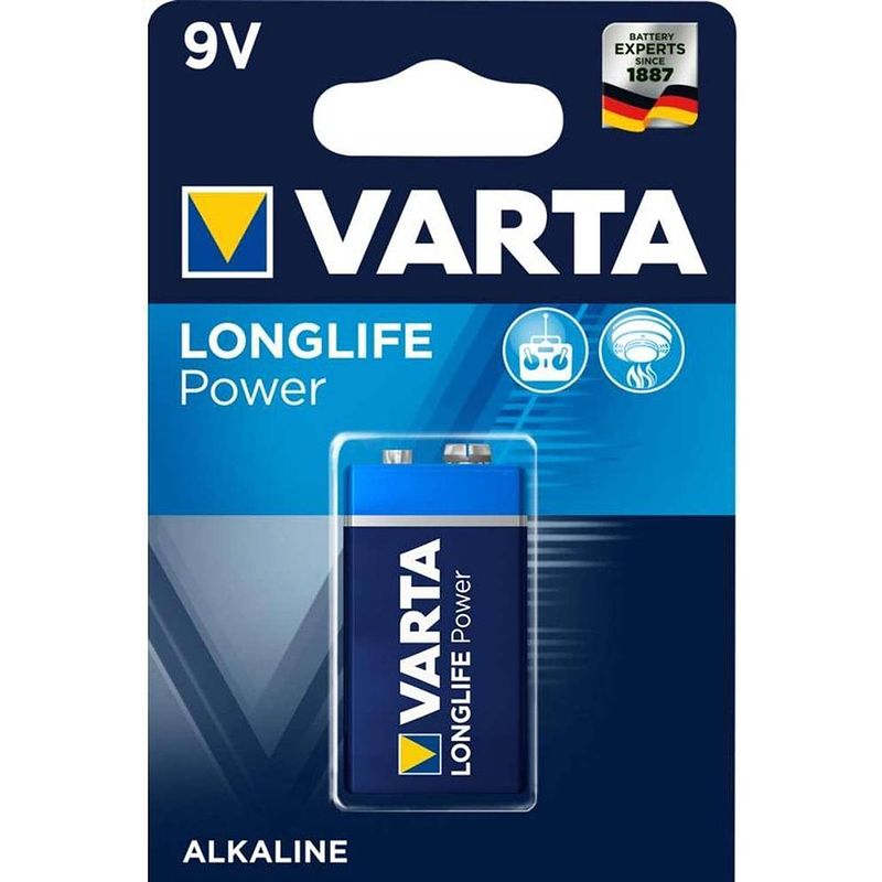 Foto van Varta - longlife power 1x 9v alkaline