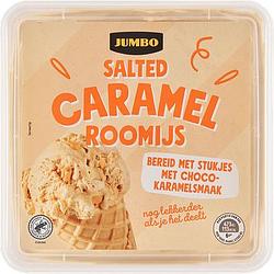 Foto van Jumbo salted caramel roomijs 527g