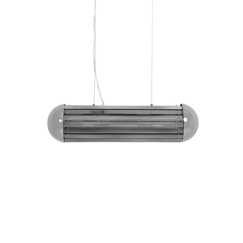 Foto van Light & living - hanglamp grayson - 20x20x80 - grijs