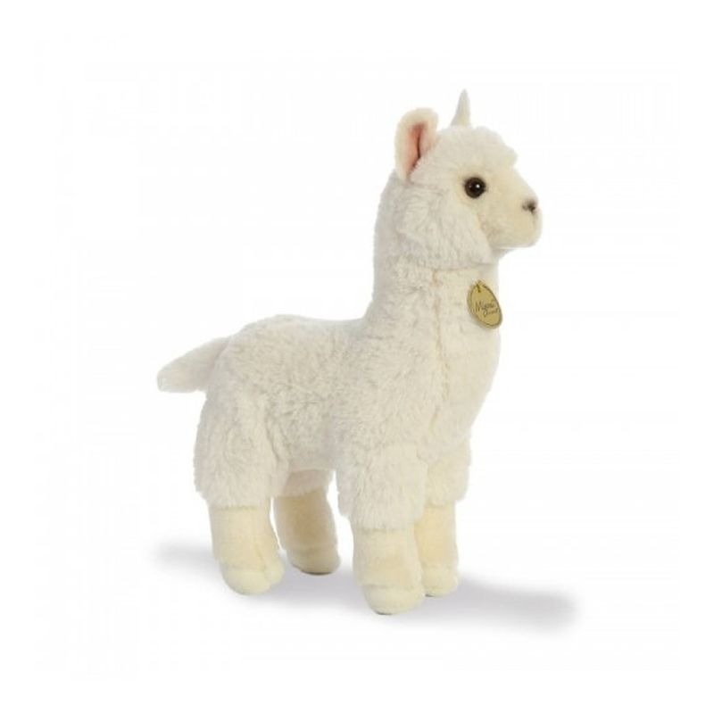 Foto van Aurora knuffelalpaca miyoni junior 30,5 cm pluche wit