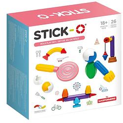 Foto van Stick-o magnetische bouwset rollenspel 26-delig multicolor