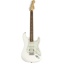 Foto van Fender player stratocaster hss polar white pf