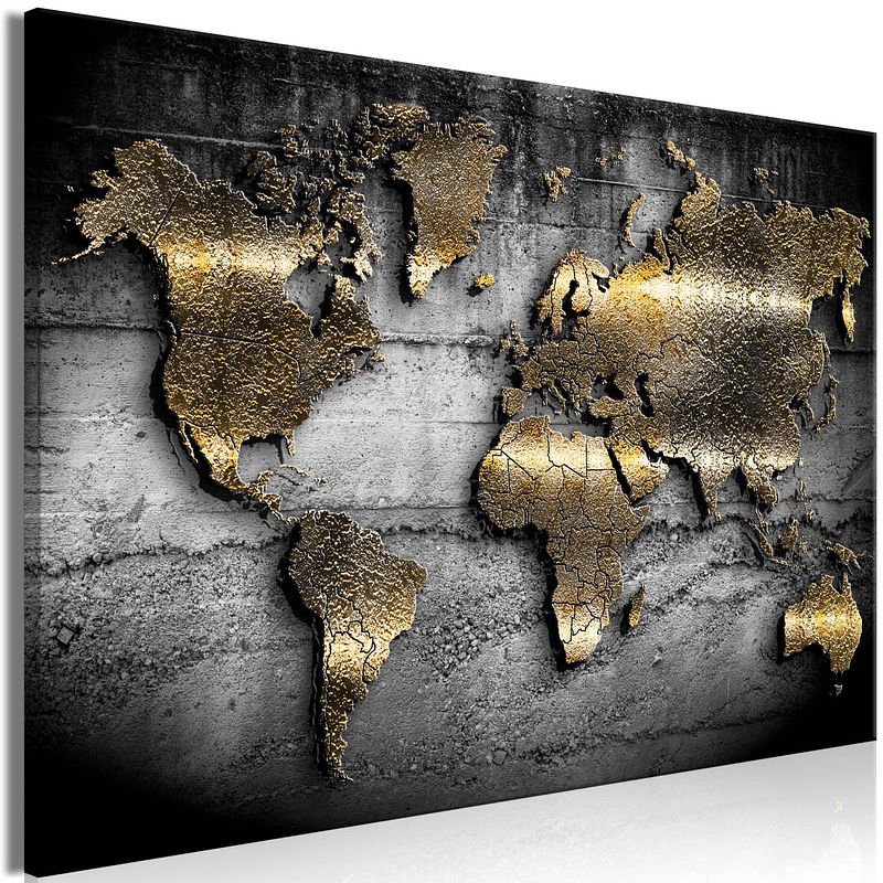 Foto van Artgeist jewels of the world wide canvas schilderij