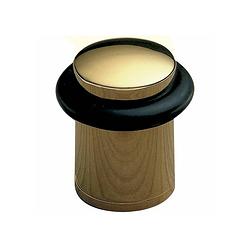 Foto van Amig deurstopper/deurbuffer - d32mm - inclusief schroeven - goud - deurstoppers