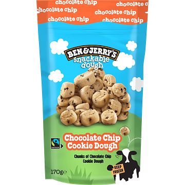 Foto van Ben & jerry'ss diversen chocolate chip cookie dough chunks 170g bij jumbo