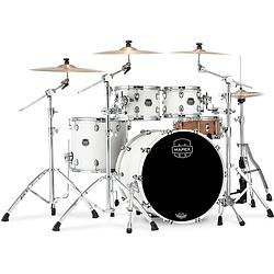 Foto van Mapex saturn sr529xurm satin white 4-delige shellset