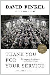 Foto van Thank you for your service - david finkel - ebook (9789045214733)