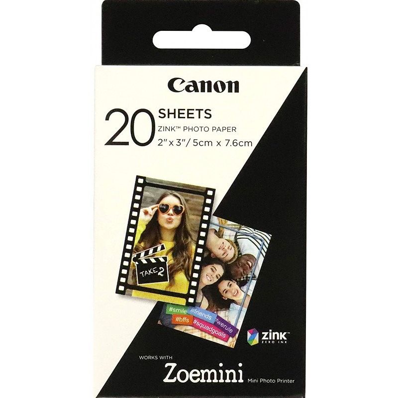 Foto van Canon zink paper 20 vel wit