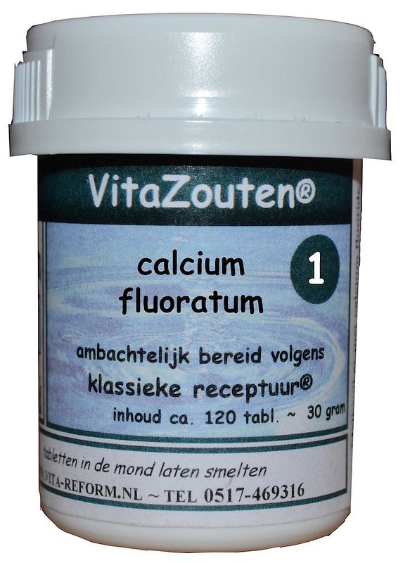 Foto van Vita reform vitazouten nr. 1 calcium fuoratum 120st
