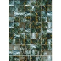 Foto van Komar palm puzzle vlies fotobehang 200x280cm 4-banen