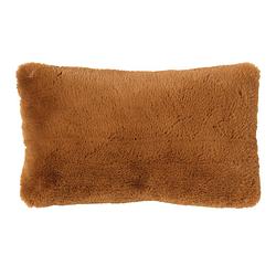 Foto van Dutch decor zaya - kussenhoes unikleur 30x50 cm tobacco brown - bruin - bruin