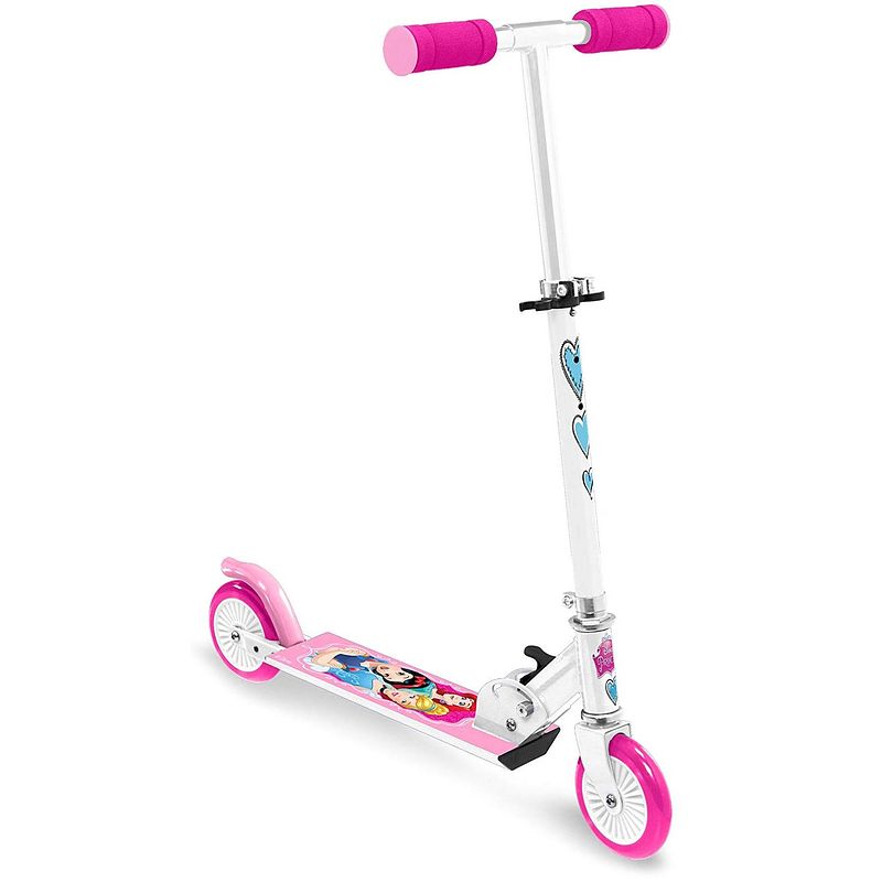 Foto van Disney kinderstep princess step meisjes voetrem wit/roze